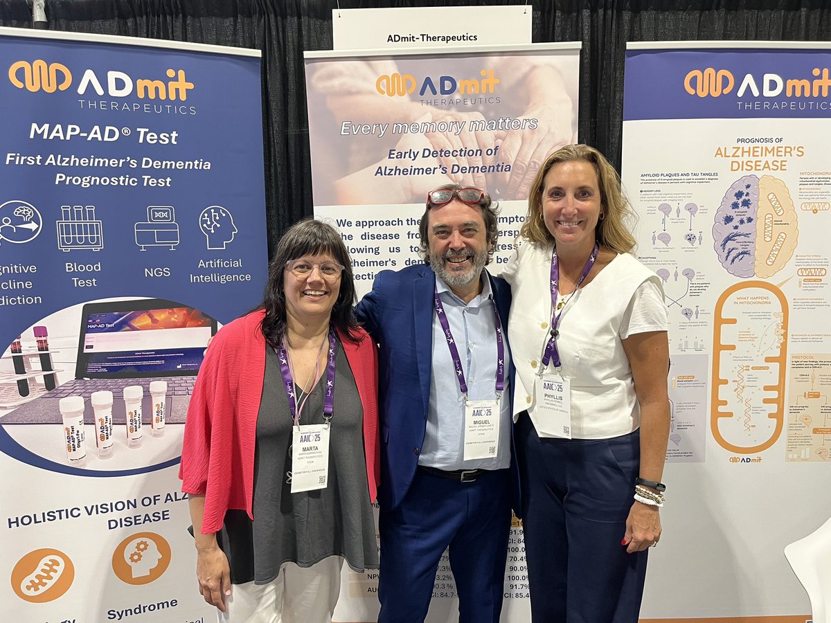 Phyllis Ferrell (@phylferrell) on Twitter photo Great to see <a href="/startuphealth/">StartUp Health</a> #Alzheimersmoonshot company <a href="/ADmitTherapeut1/">ADmit Therapeutics</a> exhibiting at #AAIC25 👏👏👏 #accuratediagnosis Great to see <a href="/startuphealth/">StartUp Health</a> #Alzheimersmoonshot company <a href="/ADmitTherapeut1/">ADmit Therapeutics</a> exhibiting at #AAIC25 👏👏👏 #accuratediagnosis