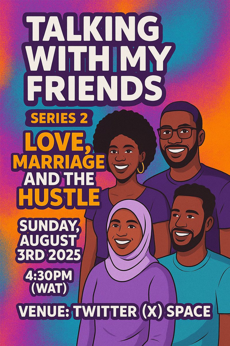 AgbajeTai's tweet image. x.com/i/spaces/1DXxy…
Please bookmark and join us next week Sunday.
Hosting alongside @K_Basharr and @UnclebeeOla
Real Talk. Real Vibe.😀❤️💕