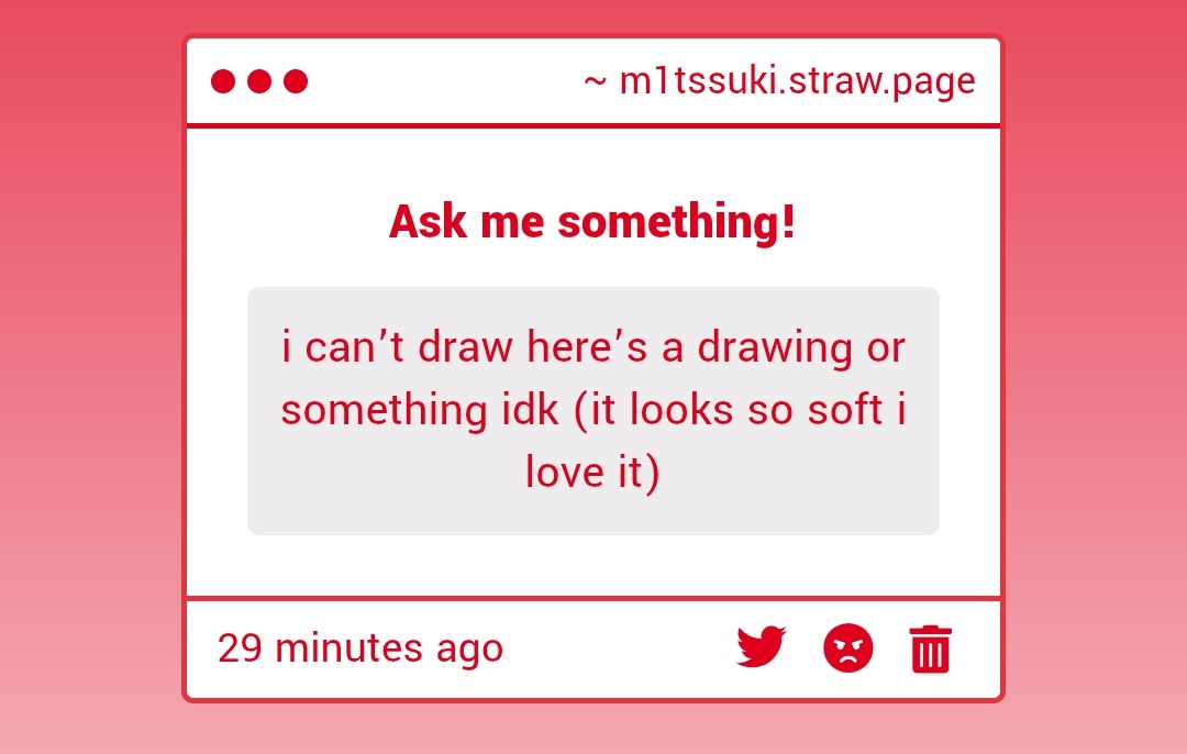 M1TSSUKI's tweet image. idk what's going on with strawpage im sure i got many drawn gimmicks that i never saw bc of the site:( which is why im encouraging ppl to just send me that in dms! reminder i post almost every gimmick i get and i post ALL drawn gimmicks, its just a strawpage issue:(