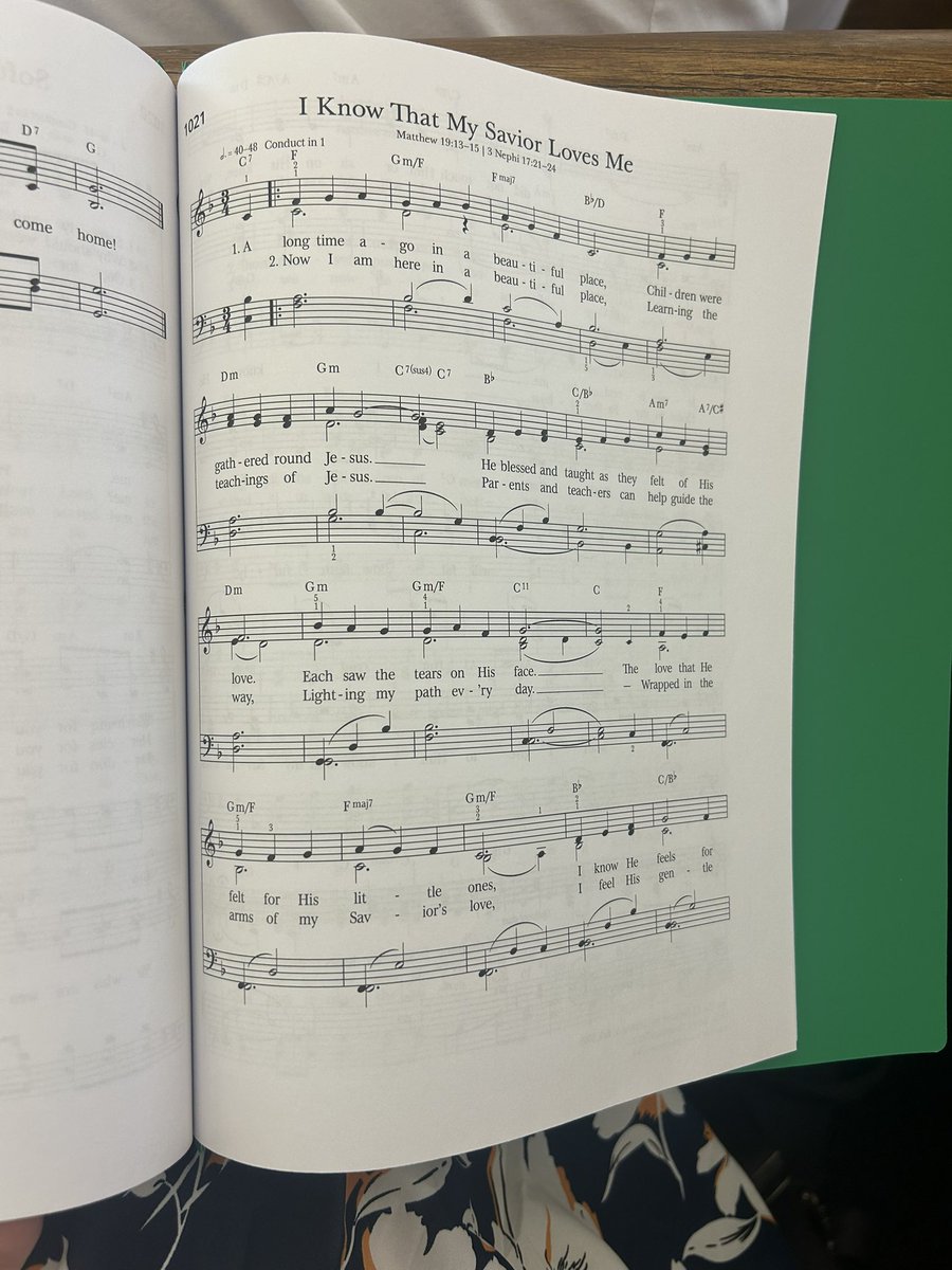 _maryrichards's tweet image. “I Know That My Savior Loves Me” was written for a stake Primary choir 25 years ago and Tami Creamer told me she never dreamed it would be in the new hymnbook. Here is the story. thechurchnews.com/members/2025/0…