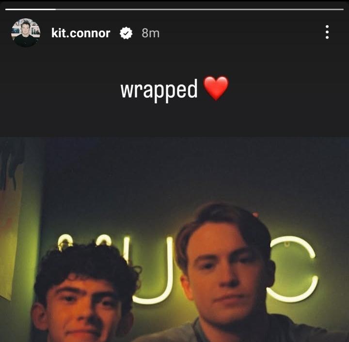 Physics_Wrestle's tweet image. HEARTSTOPPER IS DONE WITH FILMING ... I CANT DO THIS