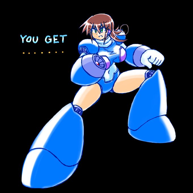 昨晩のらくがきエックスさん|ω゜)ロックマンX3武器取得画面のポーズ! 