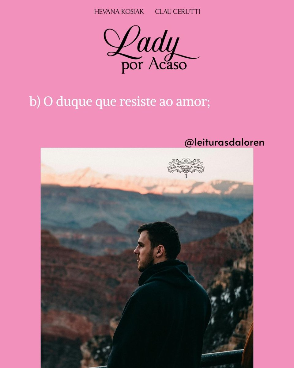 LorenaChamone's tweet photo. 🌹 BOOKTAG 

✨ Se você fosse um personagem ✨

a) a protagonista ousada;
b) o duque que resiste ao amor;

🌷 Autoras: @autoraclaucerutti hevanakosiakescritora 

#claucerutti #hevanakosiak #ladyporacaso #lendo #leitora #livrosemaislivros

📖 Leia aqui: https://t.co/qFRKoZzmRb https://t.co/OJHZ6fx1gt