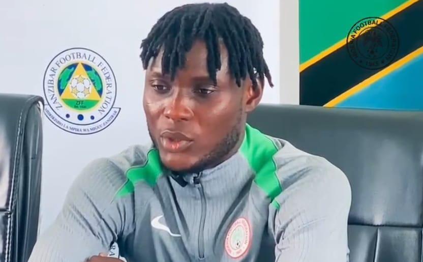 CompleteSportNG's tweet image. Nduka Junior leads Super Eagles as they prepare for a friendly clash against Zanzibar on Monday. completesports.com/chan-2024-zanz…