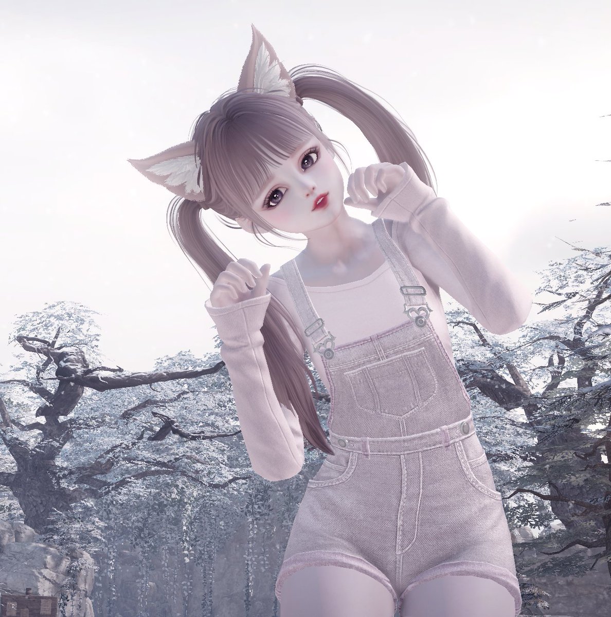 kyeowy's tweet image. aaa i love this hairstyle on her its so cute ૮ ˶ᵔ ᵕ ᵔ˶ ა