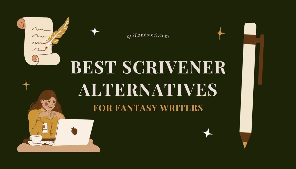 BrantForseng's tweet image. 9 Best Scrivener Alternatives for Fantasy Writers in 2025 | buff.ly/ESJrizD | via Quill&Steel #indietools