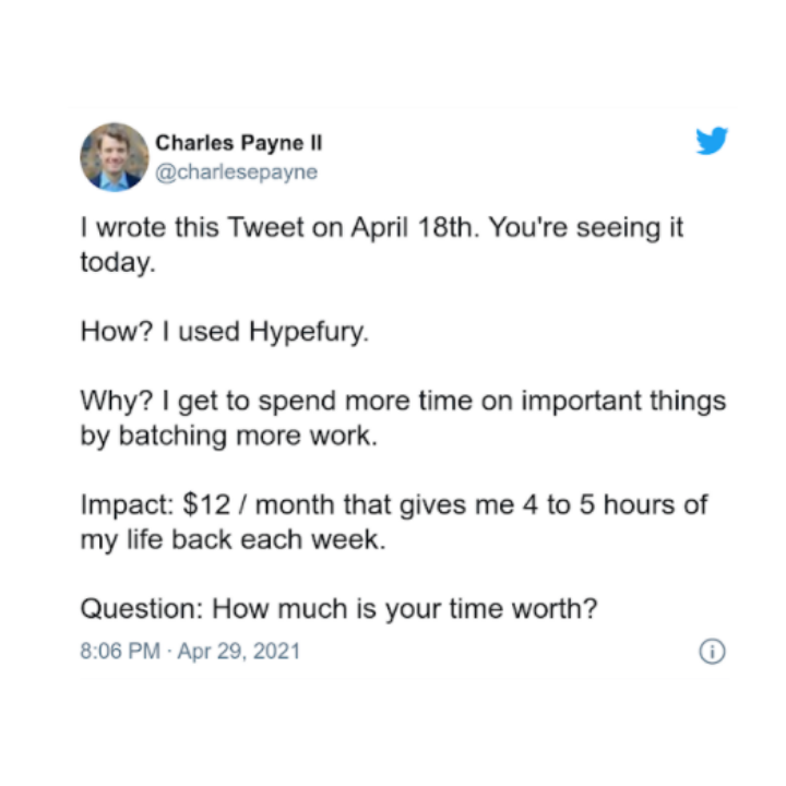 your time is worth more than trying to manually grow on twitter.