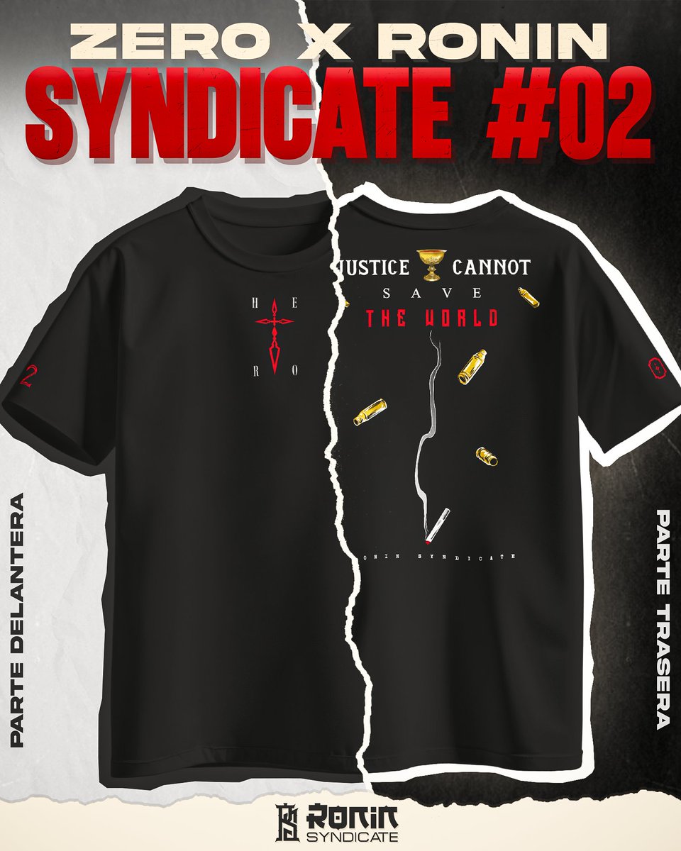 RodikSama's tweet image. Me pedian una camiseta de Fate y... Cumplimos.
Fate Zero x Ronin Syndicate, disfruten 🚬: roninsyndicate.shop