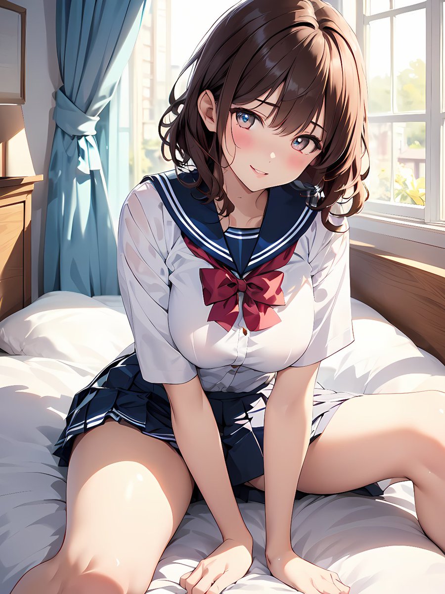 Sheena_AIart2's tweet image. お昼からもがんばってね💕