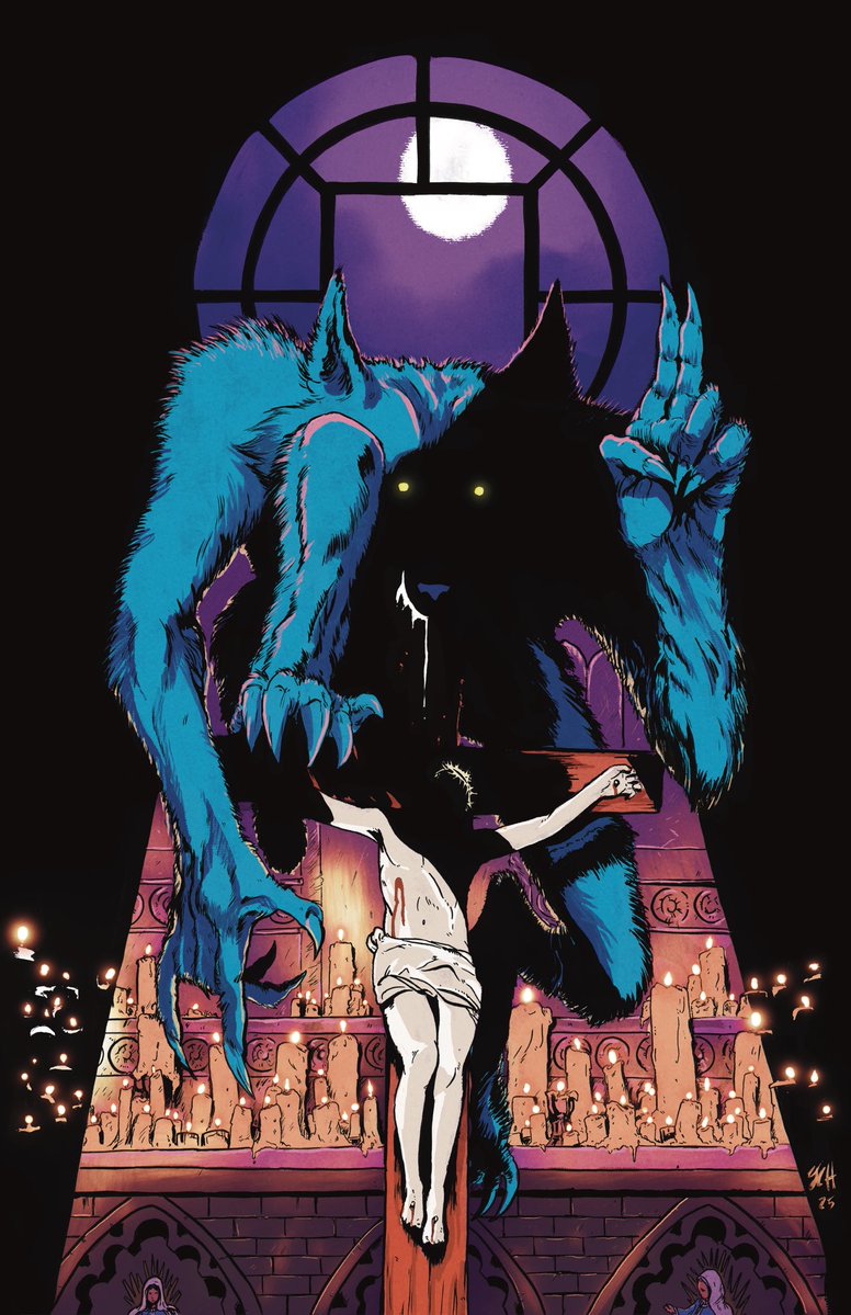 jeremyhyler's tweet image. Recent commission for @zackquaintance for his character Werewolf Priest. What an awesome concept, please check out his upcoming book featuring them, Macabre Valley on kickstarter. kickstarter.com/projects/zackq…