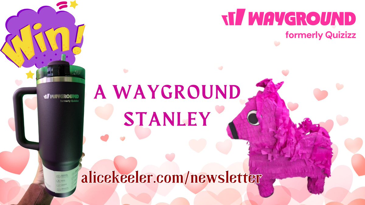 Alice Keeler (@alicekeeler) on Twitter photo 🏆 WIN WIN WIN WIN 🏆
Want a Stanley?
I use my Wayground Stanley everyday!
I have a few to give away, make sure you're a newsletter subscriber to win!
alicekeeler.com/newsletter
<a href="/waygroundai/">Wayground (formerly Quizizz)</a> <a href="/waygroundpinata/">Pink Piñata</a> 🏆 WIN WIN WIN WIN 🏆
Want a Stanley?
I use my Wayground Stanley everyday!
I have a few to give away, make sure you're a newsletter subscriber to win!
alicekeeler.com/newsletter
<a href="/waygroundai/">Wayground (formerly Quizizz)</a> <a href="/waygroundpinata/">Pink Piñata</a>