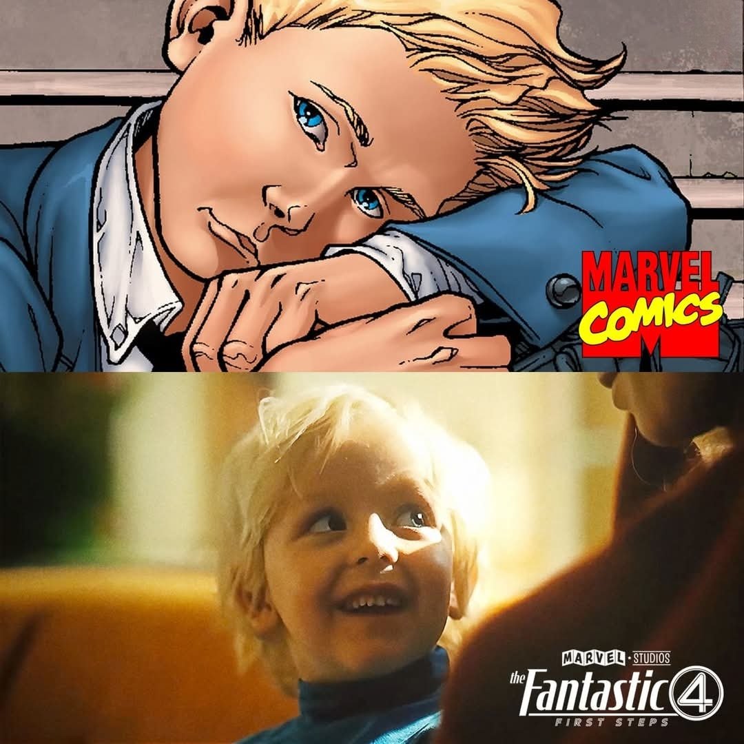 MarvelLeaks22's tweet image. FRANKLIN RICHARDS, Marvel Comics vs Live-Action. #TheFantasticFourFirstSteps.