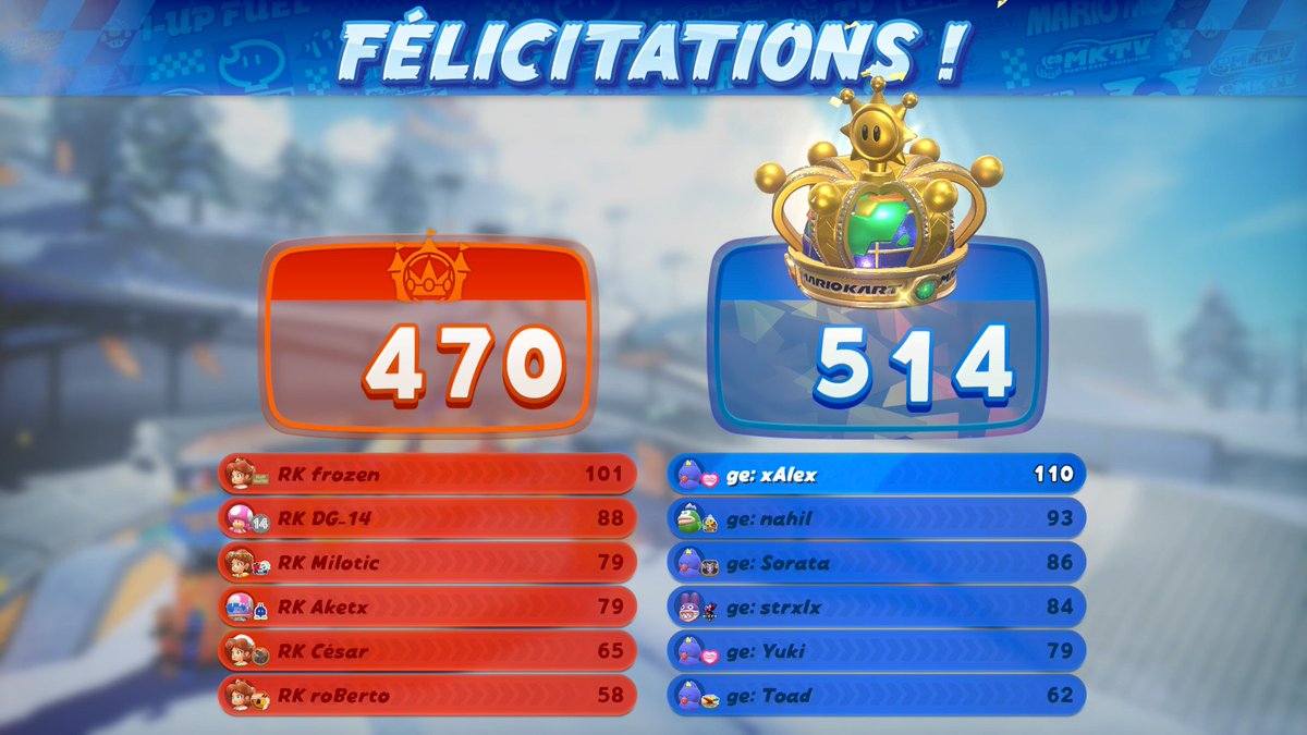 Starling line gold bracket winner ! (Enfin une bannière en or putain)