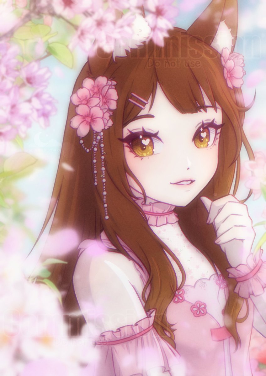 Minasu_owo's tweet image. Finished a commission for a co-worker of mine 🙌
🌸
#commission #illustration #art #sakura