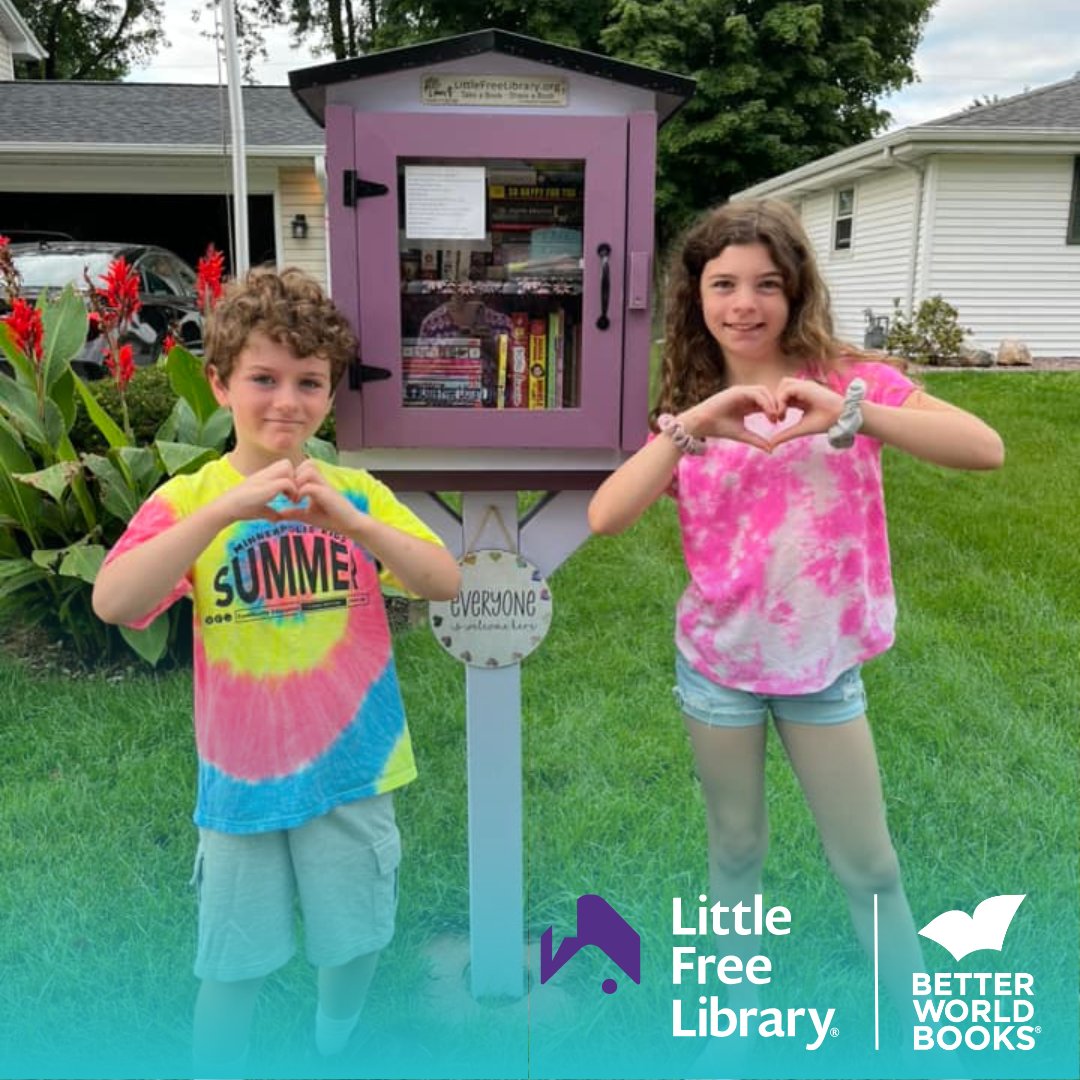 Only one week left to support Little Free Library with a $1 donation at checkout! 📚💛 Still building your next book haul? No problem—use the Little Free Library app to make a difference right in your own community today! #littlefreelibrary #fundraising #literacygoals
