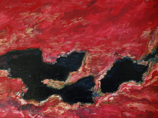 AnaLolaNeva's tweet image. Albert Anthony Houthuesen (1903–1979) 
&quot;Shoal of rocks 2&quot;, 1967