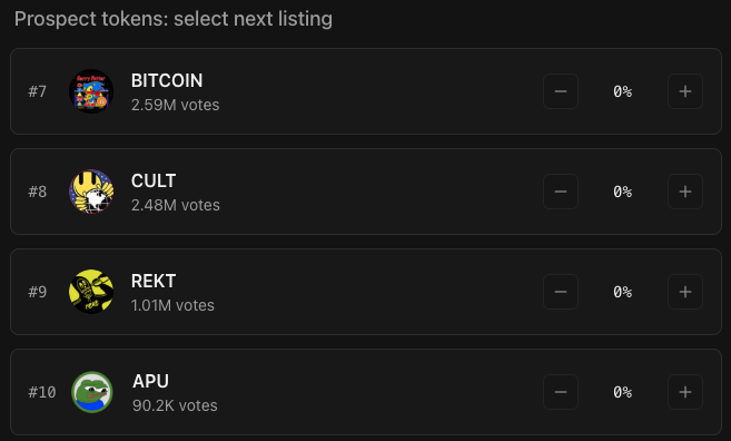 bitcoincarmine's tweet image. The votes not over till it&apos;s over @intlmemefund . Head to
@Uniswap and pick up some $IMF . Then deposit it at app.imf.bz . Then vote at vote.imf.bz . Every vote counts. #HarryPotterObamaSonic10lnu