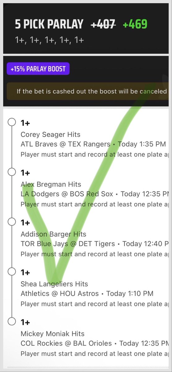 Hit parlay smack!