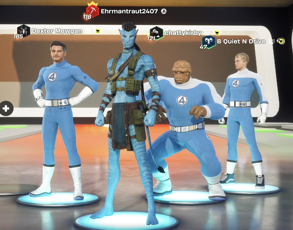 Hawk2SigmaKing's tweet image. The fantastic four