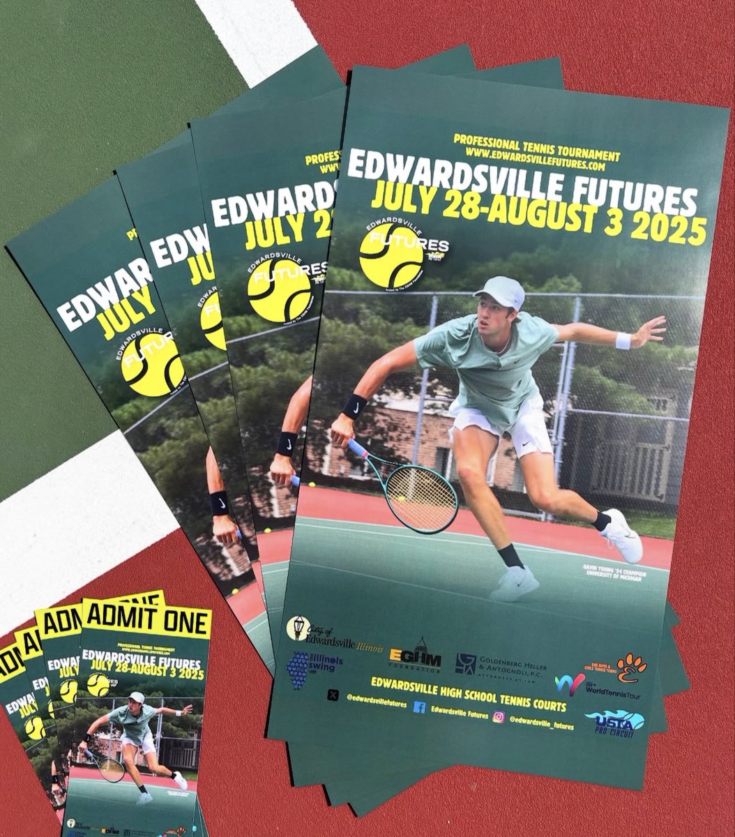 PodcastMetro's tweet image. Did you know the Metro East is home to its very own tennis tournament? 🎾
Check out the @FuturesEdwards tournament directed by none other than MESP host, Dave Lipe! ⚡️