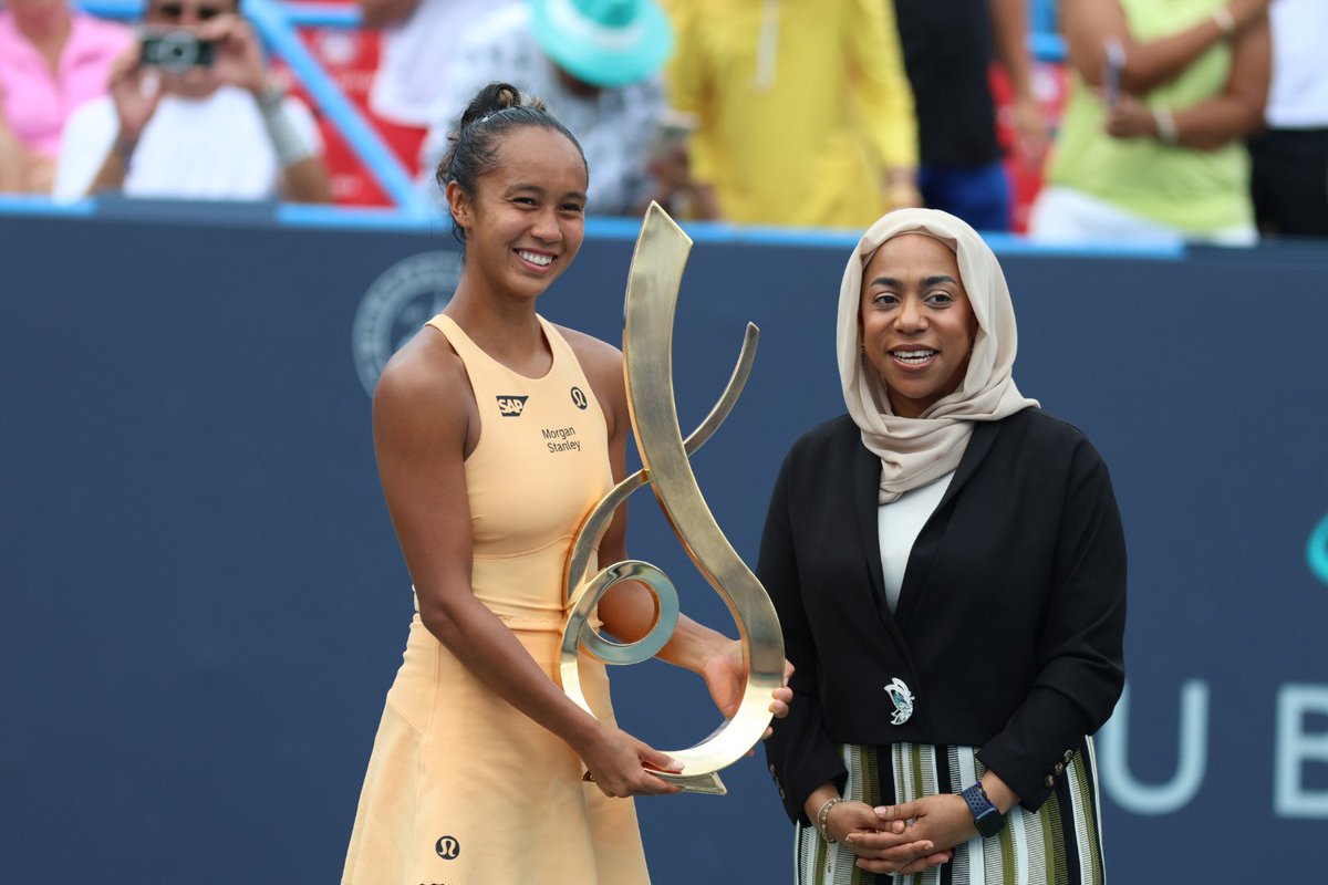 FOX Sports Radio1340 (@1340amfoxsports) on Twitter photo Congrats to Leylah Fernandez who won at <a href="/mubadalacitidc/">Mubadala Citi DC Open</a> today 6-1, 6-2.
📸: <a href="/Enjoymediasbj/">Roll With Joy ✨💚⚡️</a> Congrats to Leylah Fernandez who won at <a href="/mubadalacitidc/">Mubadala Citi DC Open</a> today 6-1, 6-2.
📸: <a href="/Enjoymediasbj/">Roll With Joy ✨💚⚡️</a>