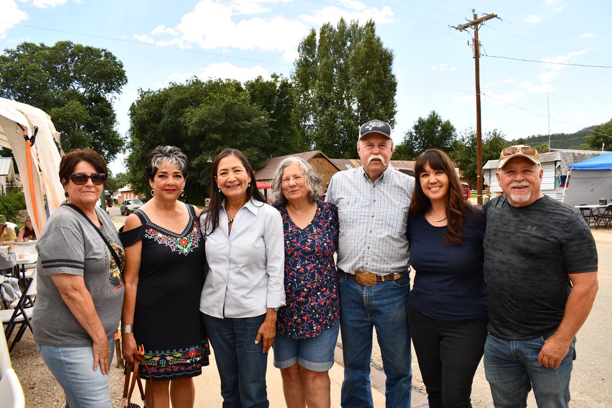 Fiestas across New Mexico celebrate our culture and heritage. I loved spending today alongside friends and the Mora community. ¡Que Viva Mora!