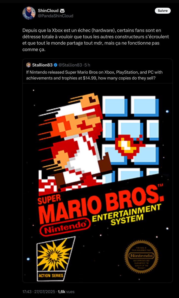 ElvisMyLord's tweet image. Quand ta vision du loisir Jeu Vidéo est restée coincée à l’ère de la PlayStation des débuts, que t’es resté accroché à ta marque (peu importe laquelle) comme un garçonnet devenu adulte toujours à chercher les bras de sa nounou, forcément t’es complètement à l’ouest lorsqu’il…