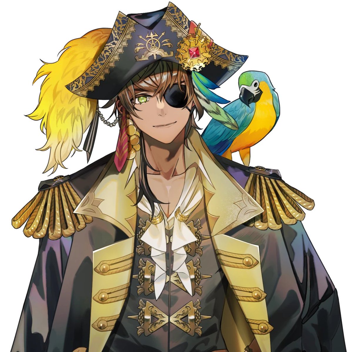 fspenbot's tweet image. Nix Voltare and Gale Galleon became parrots