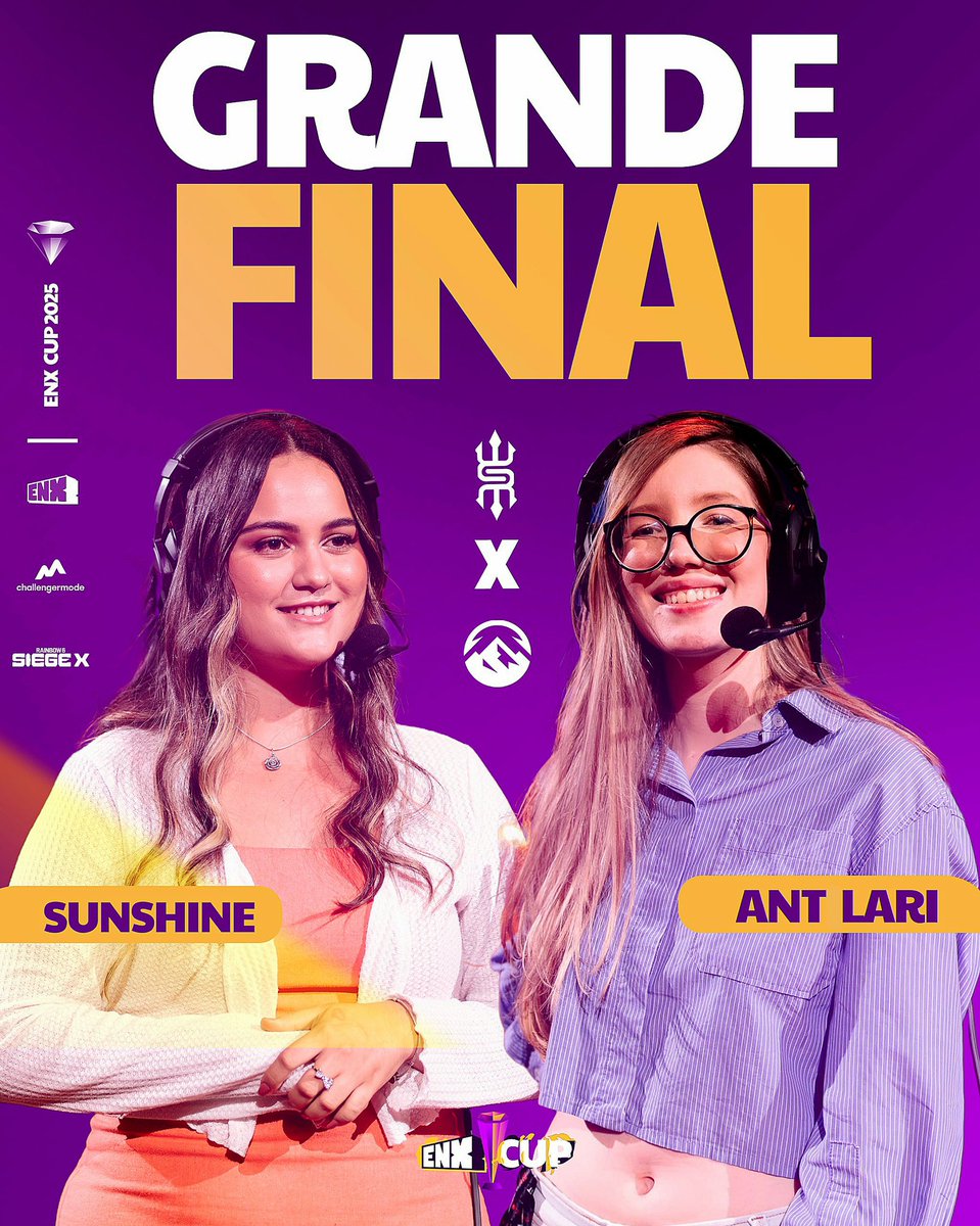 ENX Team (@enxteam) on Twitter photo GRANDE FINAL DA ENX CUP 2025! 🔥
Chegou o momento mais esperado!
<a href="/ElevateGG/">ELEVATE</a> 🆚 <a href="/VinceSevenBR/">𝐕𝐢𝐧𝐜𝐞 𝐒𝐞𝐯𝐞𝐧 𝐄𝐬𝐩𝐨𝐫𝐭𝐬 🇧🇷</a>
📺 Transmissão AO VIVO às 20h no canal oficial Twitch.tv/ENXTeam
🎙️ <a href="/mohanasunshine/">Mohana | SunshineM18 🎙️</a> & <a href="/AntLari7/">antlari</a> no comando!
Deixa seu palpite nos comentários! 👇 GRANDE FINAL DA ENX CUP 2025! 🔥
Chegou o momento mais esperado!
<a href="/ElevateGG/">ELEVATE</a> 🆚 <a href="/VinceSevenBR/">𝐕𝐢𝐧𝐜𝐞 𝐒𝐞𝐯𝐞𝐧 𝐄𝐬𝐩𝐨𝐫𝐭𝐬 🇧🇷</a>
📺 Transmissão AO VIVO às 20h no canal oficial Twitch.tv/ENXTeam
🎙️ <a href="/mohanasunshine/">Mohana | SunshineM18 🎙️</a> & <a href="/AntLari7/">antlari</a> no comando!
Deixa seu palpite nos comentários! 👇