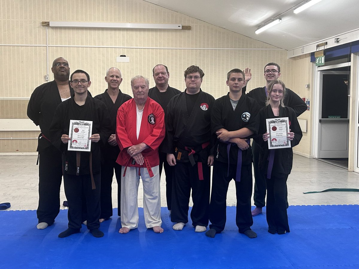 A huge well done to Kyle for achieving his brown belt, Pete for achieving his blue belt, and Olivia for achieving her purple belt! <a href="/bracknellnews/">Bracknell News</a> <a href="/BracknellForest/">Bracknell Forest</a>