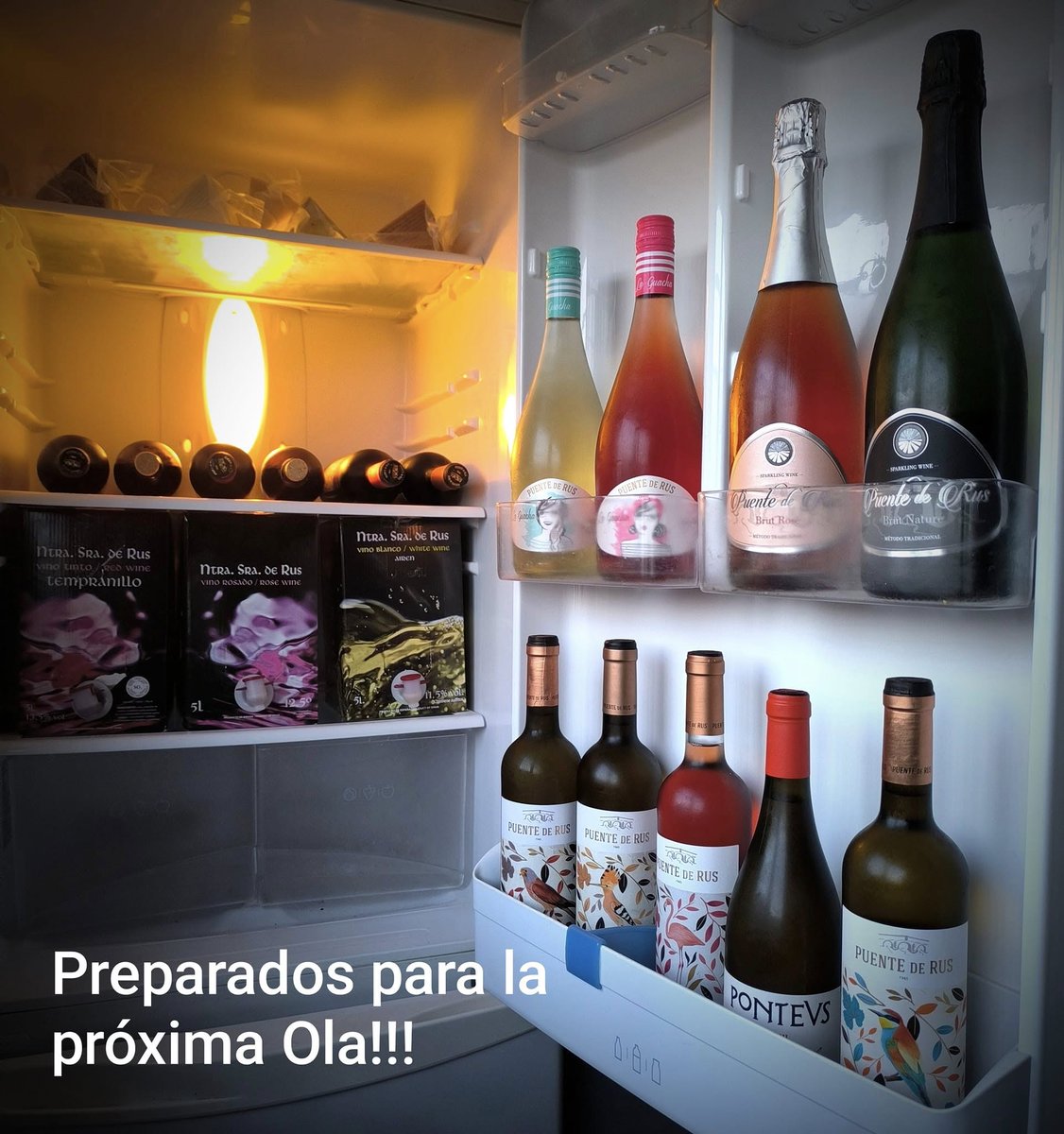 ¡¡Preparadísimos!! 📷📷📷📷
#verano #disfrutando #vinofrío #vinoblanco #vinorosado #VinosDeVerano #VinoEspumoso