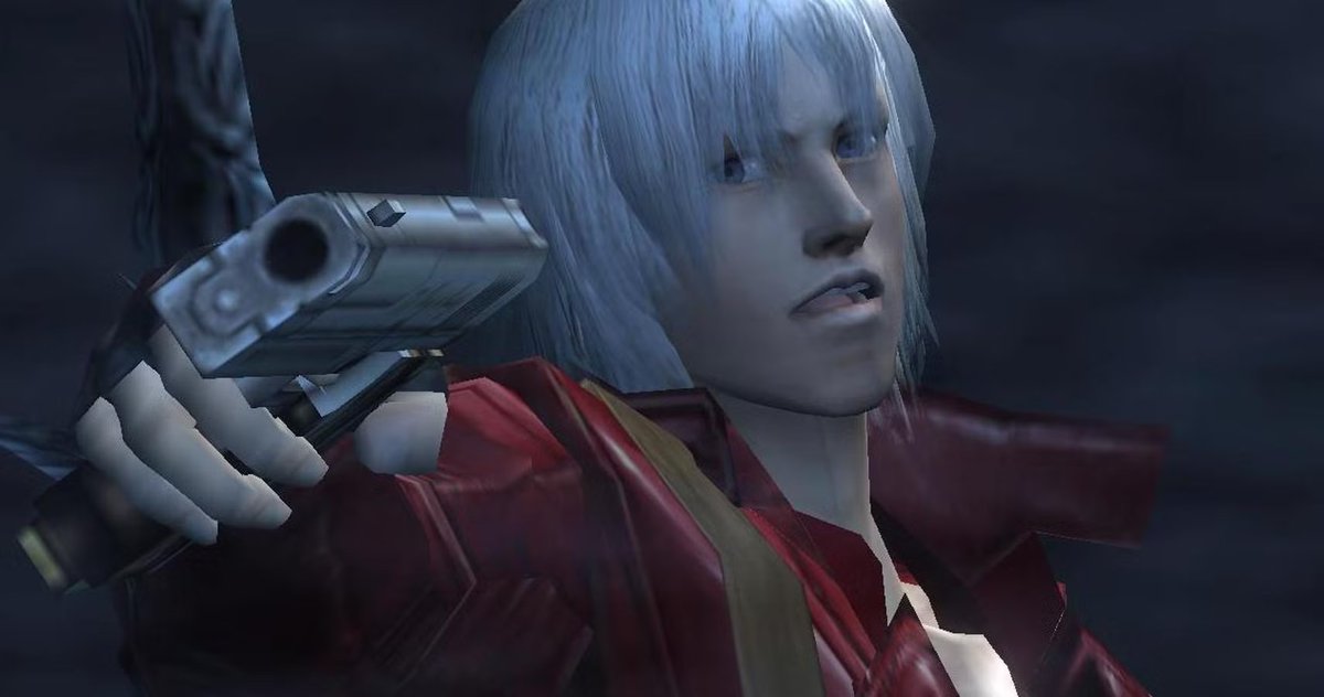 ShinKiro14's tweet image. Devil May Cry 3 is the best video game of all time ⚔️Change my mind

- Dante is badass
- Virgil (your brother and antagonist) is even cooler
- You have a guitar weapon that blasts enemies with riffs
- Electrifying music
- Ever renewed gameplay and level design