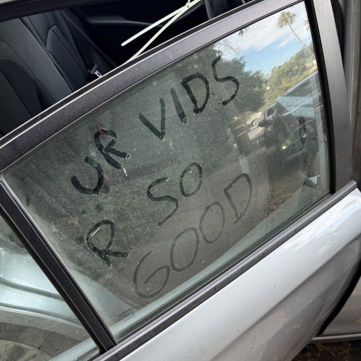 Someone left this on my  car! Thanks whoever this was.