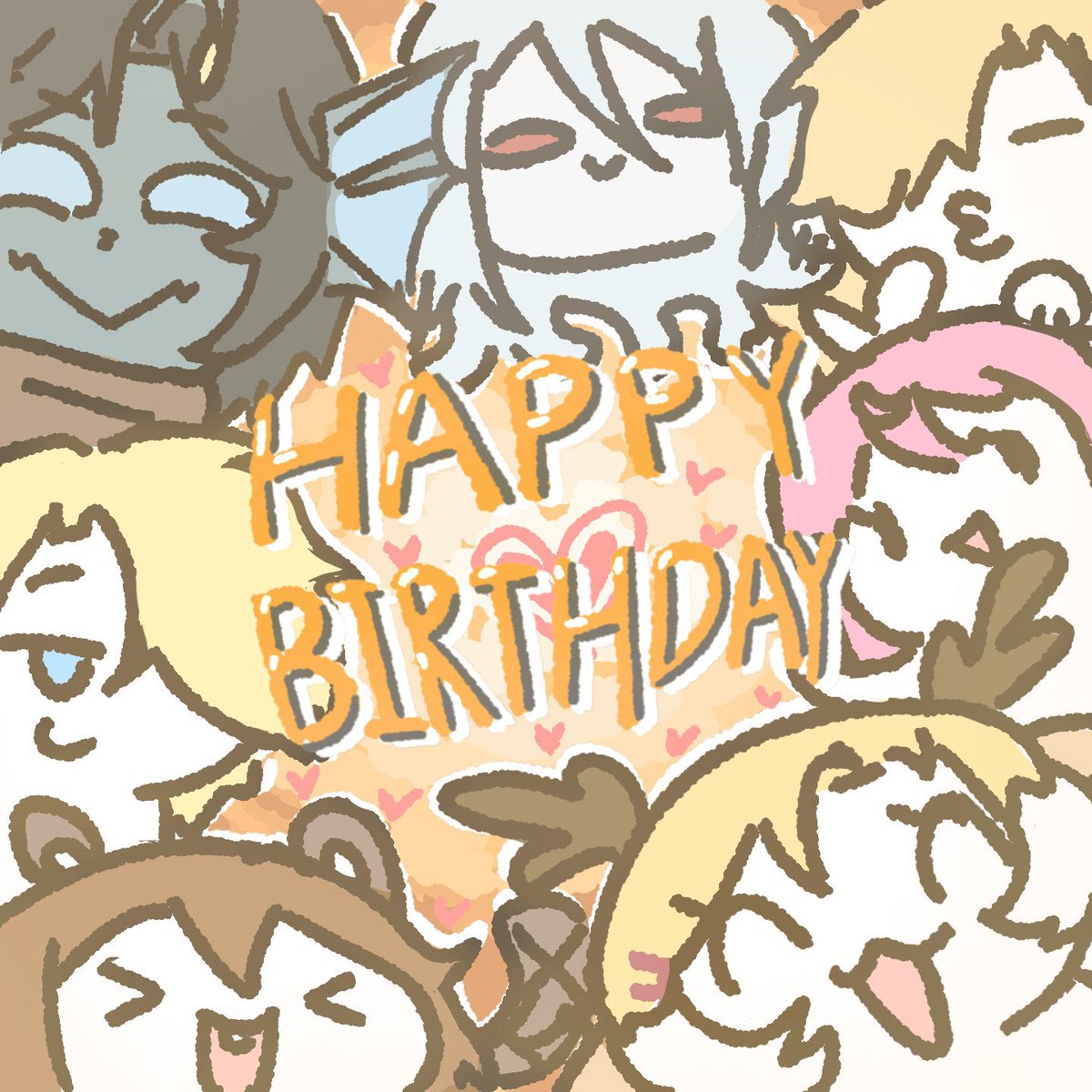 pochkek's tweet image. Happy birthday to me!🎉 

(Artist 1:  @deerandfox Artist 2: krtrsnk on inst)