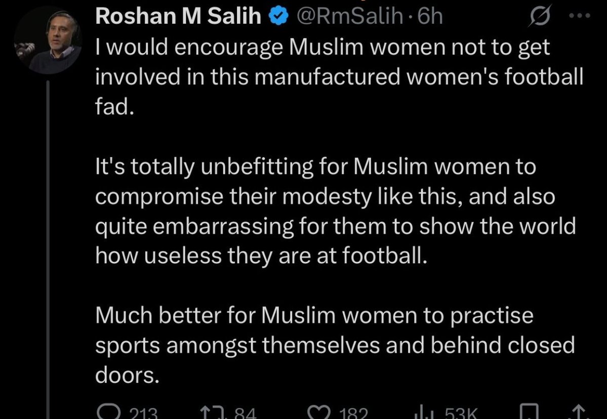 trivet1806's tweet image. Definitely not dangerously extremist muslim Twitter having a completely normal one, I see.