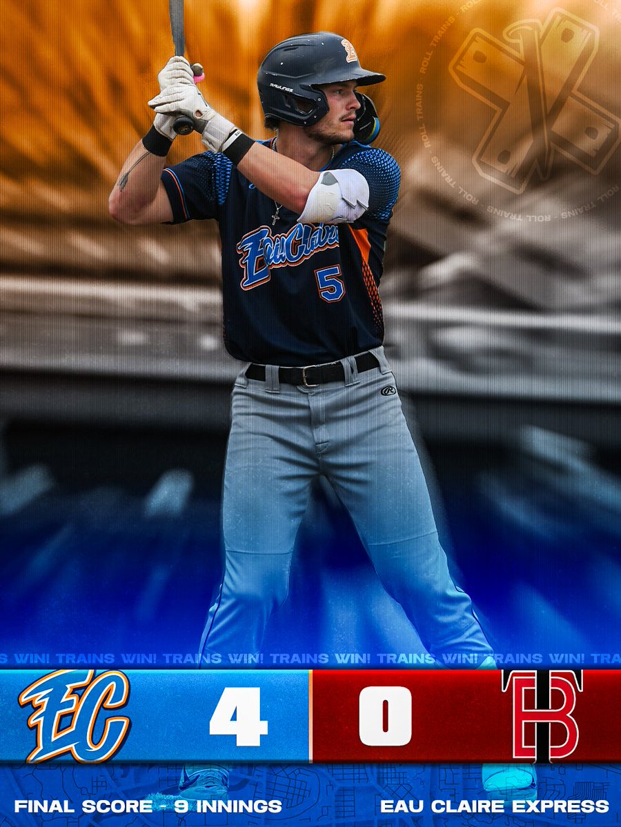 Eau Claire Express (@ecexpress) on Twitter photo Bounced back in a big way with a shutout W!
<a href="/DawsonHargrove/">Dawson Hargrove</a>: 5.0 IP, 2 H, 0 R, 8 K, W
<a href="/KennethFistler/">Kenneth Fistler</a>: 2.0 IP, 1 H, 0 R
<a href="/BridgerHamilton/">Bridger Hamilton</a>: 1.0 IP, 0 H, 0 R, 2 K
<a href="/AustinSteeves24/">Austin Steeves</a>: 1.0 IP, 0 H, 0 R
<a href="/macpturner/">McGwire Turner</a>: 2-5, 3 RBI
<a href="/mjrcormier_10/">Matthew Cormier</a>: HR, 2 R
<a href="/Cortjett11/">Cort MacDonald</a>: 2-5, 1 R Bounced back in a big way with a shutout W!
<a href="/DawsonHargrove/">Dawson Hargrove</a>: 5.0 IP, 2 H, 0 R, 8 K, W
<a href="/KennethFistler/">Kenneth Fistler</a>: 2.0 IP, 1 H, 0 R
<a href="/BridgerHamilton/">Bridger Hamilton</a>: 1.0 IP, 0 H, 0 R, 2 K
<a href="/AustinSteeves24/">Austin Steeves</a>: 1.0 IP, 0 H, 0 R
<a href="/macpturner/">McGwire Turner</a>: 2-5, 3 RBI
<a href="/mjrcormier_10/">Matthew Cormier</a>: HR, 2 R
<a href="/Cortjett11/">Cort MacDonald</a>: 2-5, 1 R