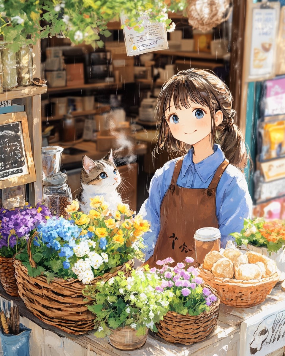 moshimoshi_ai's tweet image. おはようございます。
月曜日…ですね。ほら、お花たちも応援してますよ！