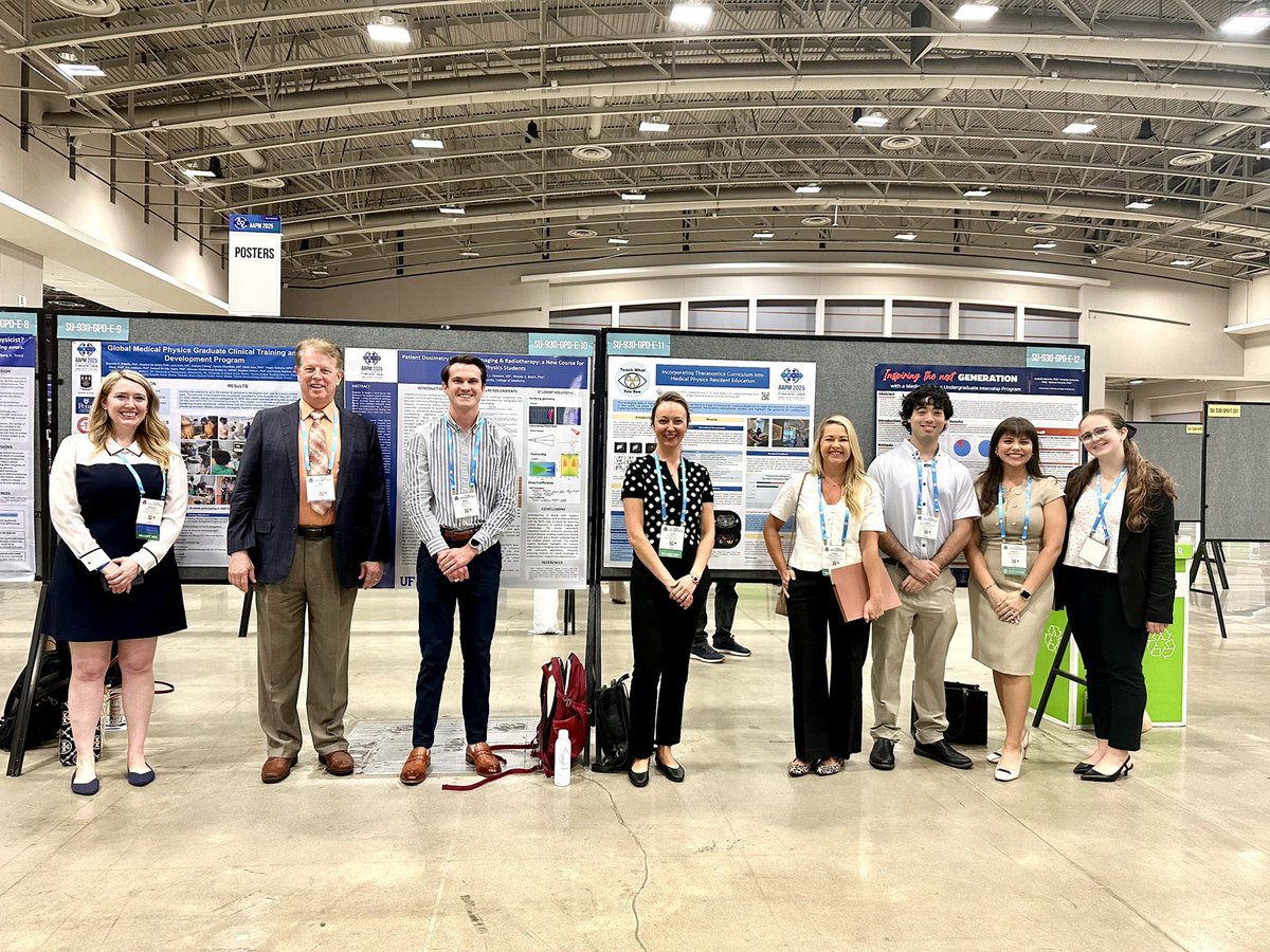 Dr. Izabella Barreto, PhD, DABR, DABSNM (@barretophd) on Twitter photo Preview of our UF alumni gathering … When the 5 Gators’ 🐊 education posters all get assigned side by side at #AAPM2025 🧑🏫 <a href="/UFMedPhys/">UF Medical Physics</a> Preview of our UF alumni gathering … When the 5 Gators’ 🐊 education posters all get assigned side by side at #AAPM2025 🧑🏫 <a href="/UFMedPhys/">UF Medical Physics</a>