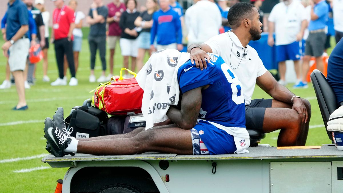 TheGiantsWire's tweet image. New York Giants' Bryce Ford-Wheaton suffers torn Achilles: 'Devastated' giantswire.usatoday.com/story/sports/n…