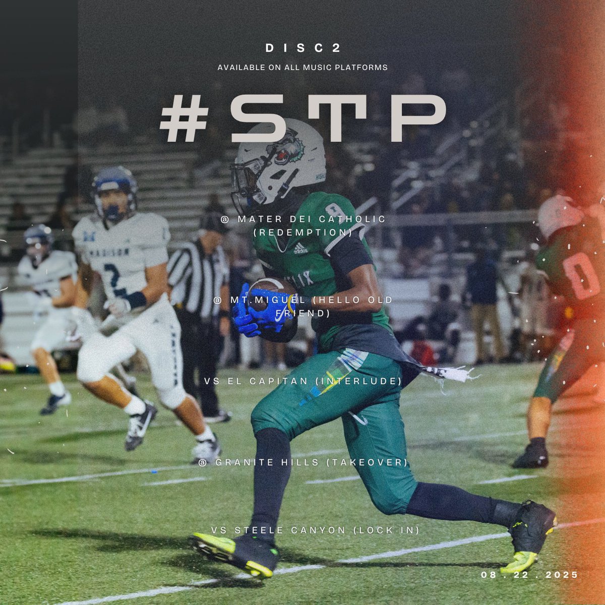 HelixFootball's tweet image. Play at Max Volume. Helix 2025 Season Mixtape.
#STP x #HelixFootball