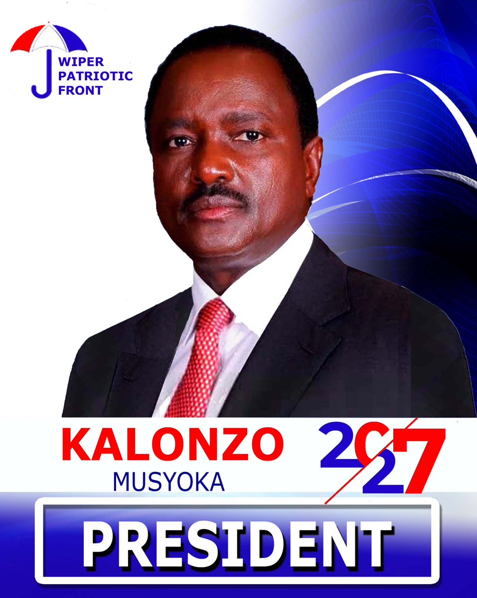 Meet Kalonzo Musyoka, the next President of the Republic of Kenya.
