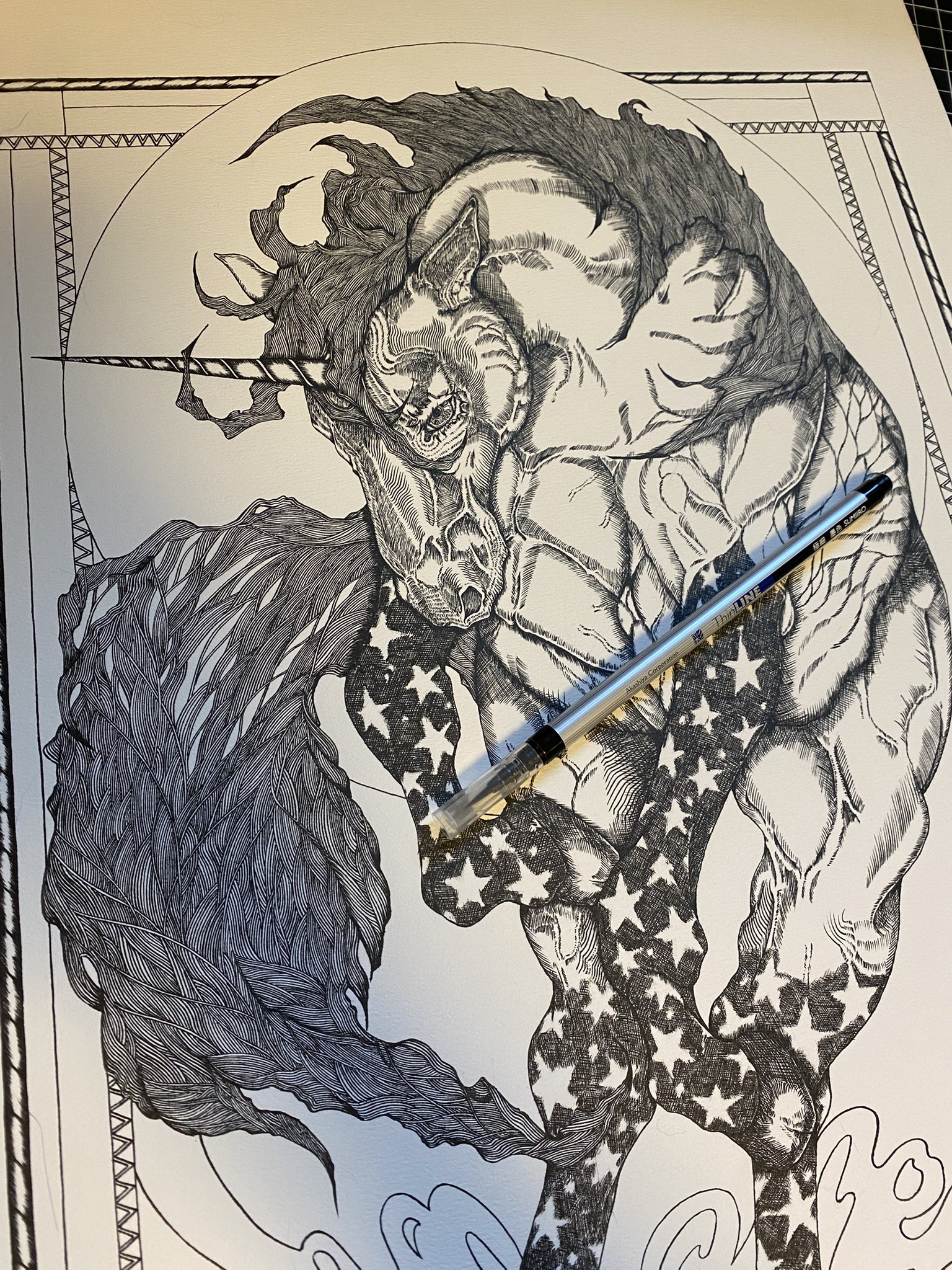 原 良輔/ 筆ペン画家 on X: 