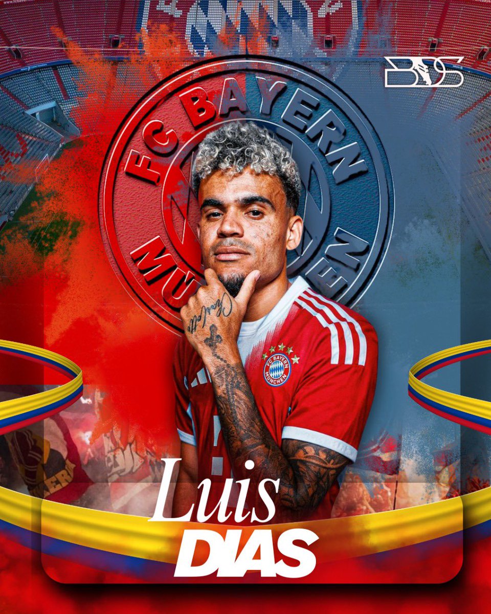 data_big5998's tweet photo. 🇨🇴CAMBIA DE LIGA🇩🇪

Luis Diaz dejará Liverpool para sumarse al Bayern Munich. 

💰El jugador colombiano buscaba salir y el conjunto alemana pagará 75 millones de euros para incorporarlo.

✍🏻Firmará contrato por cuatro años.

#futbol #BayernMunich #bundesliga #premierleague https://t.co/rTsTAv4RKb