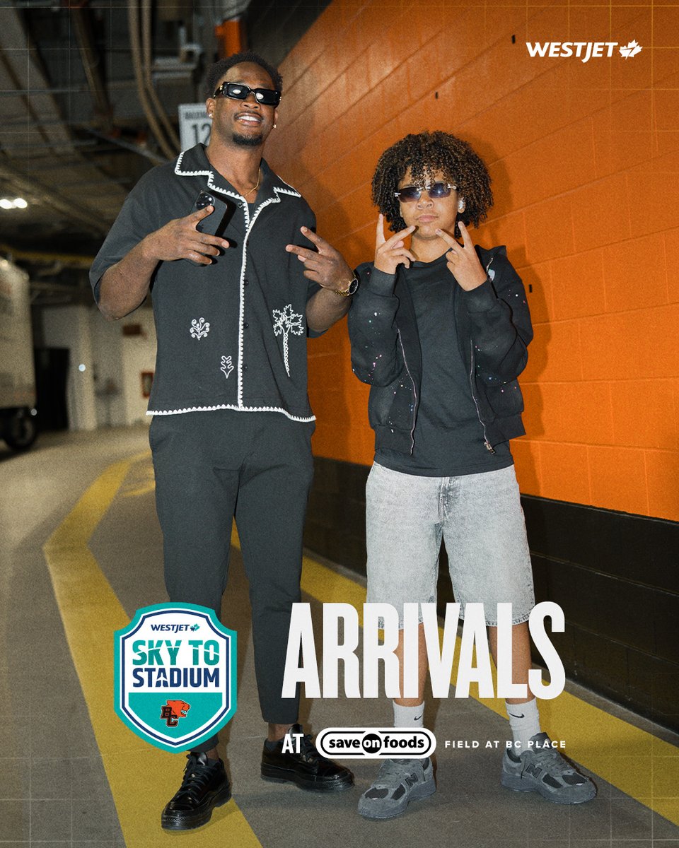 BCLions's tweet image. Throwin&apos; Fits. 🔥

#BCLions | @westjet