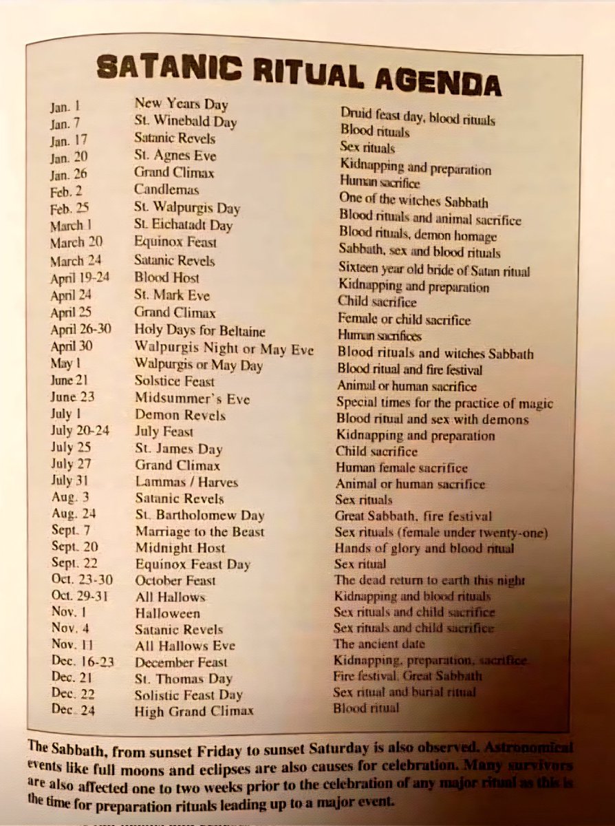 TheHumanLead1's tweet image. Today is human female sacrifice day to the luciferian brotherhood.