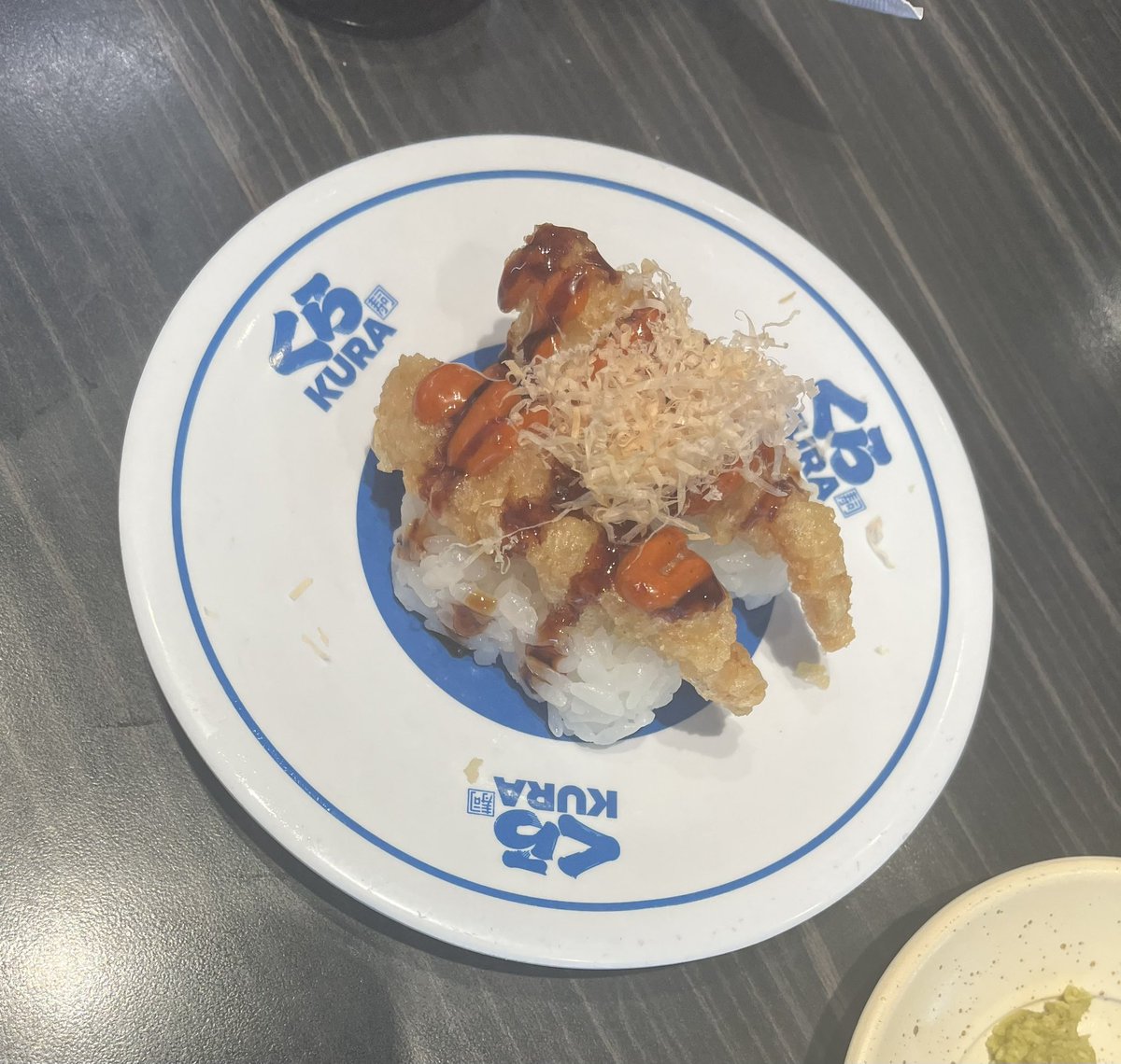 EuryaleDrift's tweet image. Decided to treat myself for doing so much work so got the Hololive collab sushi at Kura!!!! My favorite was Gigi’s it was so yummy