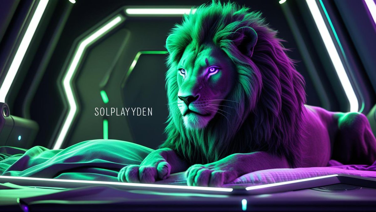 solplayden's tweet image. Gn lions 💪🦁
As always rest and recharge.
Another big week ahead of us 👀
Wanna get in??
Ca 82ArYm7TpugeUNYTxchAgBHFe3YSW6oVT9kxVJRcUxK 😏
#solplayden #solana #meme