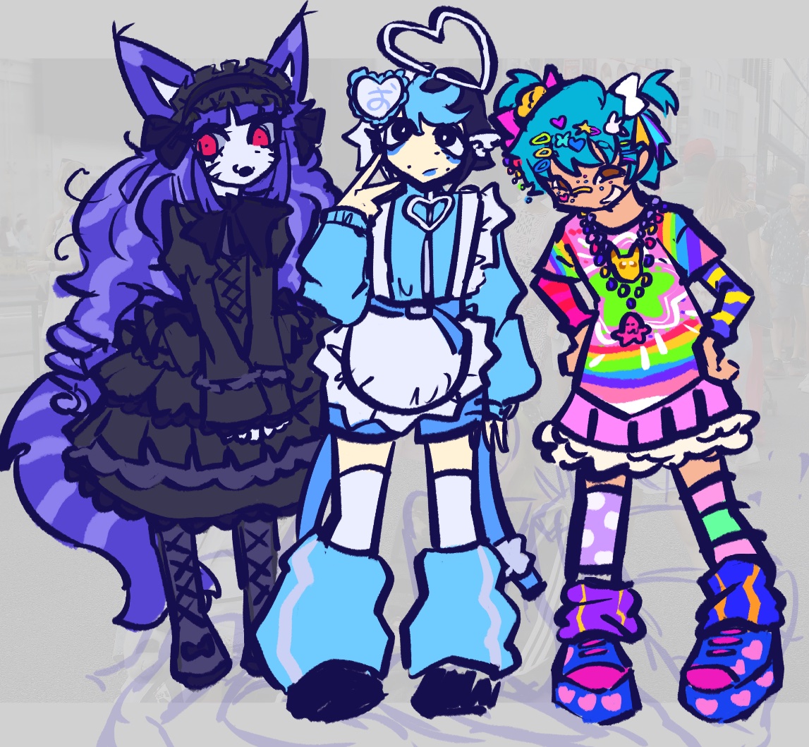 k4t4ztik's tweet image. average gay friend group (wip)