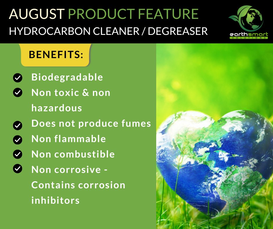 Earth__Smart's tweet image. ✨ August Product of the Month: Hydrocarbon Cleaner / Degreaser

Safe for soil. Strong on spills.

Now 10% OFF!
 🧪 Non-toxic
 🌍 Environmentally responsible
Learn more:
 🔗 earth-smart-solutions.com/collections/oi…
#CleaningSolutions #AugustPromo