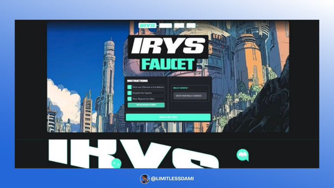 MrEkenx_'s tweet image. Been Seeing a bunch of people in @irys_xyz Discord struggling with the faucet lately.

If you&apos;re stuck, try these quick fixes they&apos;ve worked for me:

– Clear your browser cache
– Refresh the page
– Switch browsers
– Use a VPN

If it’s still bugging out on PC, try your phone…